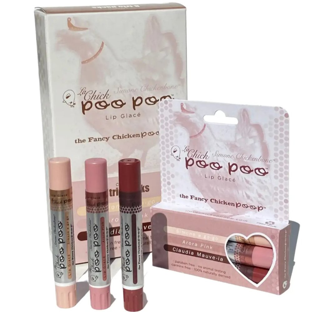 3 Pack of Shimmer Tinted Lip Balm